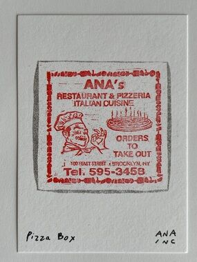 Anastasia Inciardi Pizza Box Mini Print
